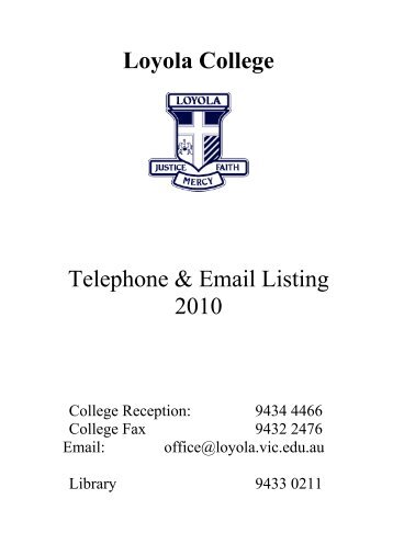 telephone listing