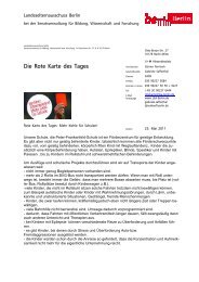 Die Rote Karte des Tages - Landeselternausschuss Berlin