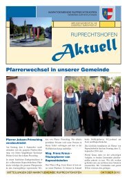 Gemeindezeitung 1 Ruprechtshofen - SPÃ St. Leonhard ...