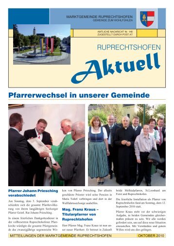 Gemeindezeitung 1 Ruprechtshofen - SPÃ St. Leonhard ...