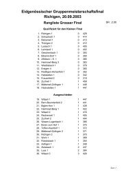 Grosser Final - Hornussertreff