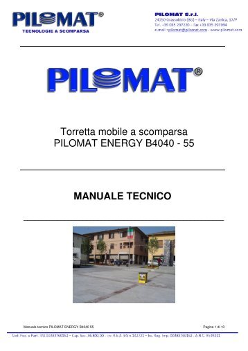 Torretta mobile a scomparsa PILOMAT ENERGY B4040 - Logismarket