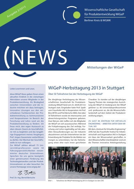 WiGeP News 2/2013