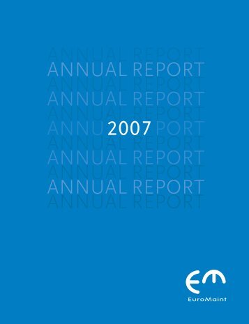 Annual Report 2007 - EuroMaint Rail