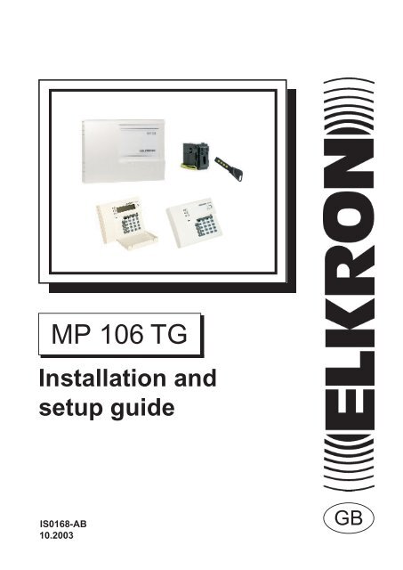 MP 106 TG - elkron