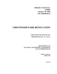 CRESTWOOD PARK RENOVATION - Birmingham