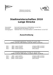 Stadtmeisterschaften 2010 Lange Strecke