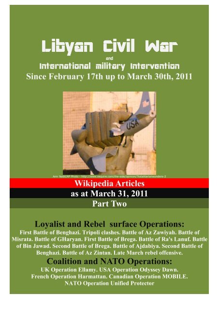 Libyan Civil War Libyan Civil War Libreria Militare Ares