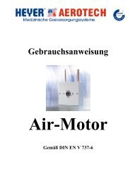 Gebrauchsanweisung - heyer aerotech