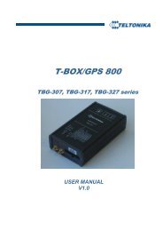 T-BOX/GPS 800 - Teltonika