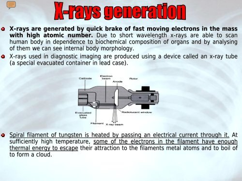 characteristic x-rays rays