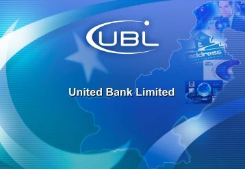 Overview Presentation - United Bank Limited
