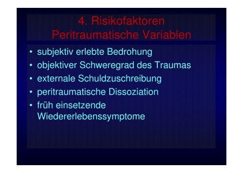 Trauma - Klinik für Psychiatrie, Psychosomatik und Psychotherapie