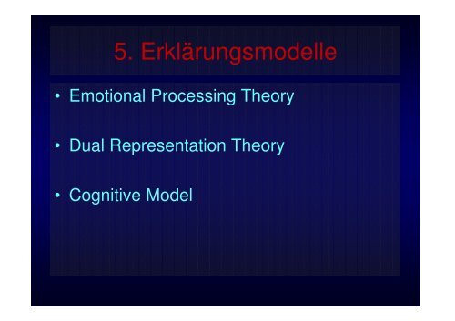 Trauma - Klinik für Psychiatrie, Psychosomatik und Psychotherapie