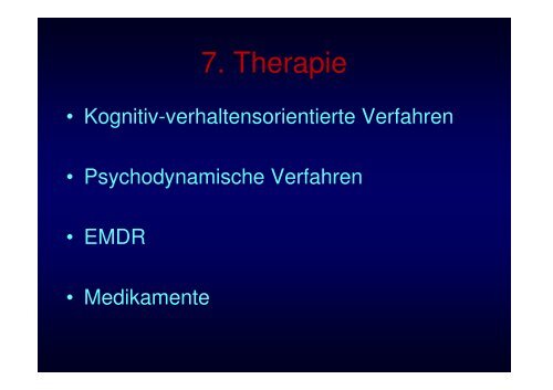 Trauma - Klinik für Psychiatrie, Psychosomatik und Psychotherapie