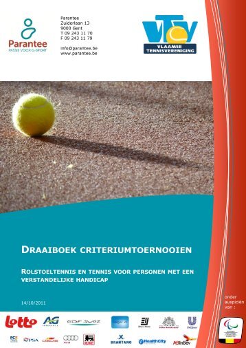 Draaiboek Rolstoeltennis + tennissers met verstandelijke ... - Parantee