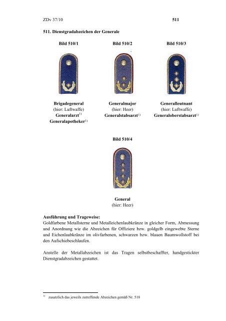 ZDv 37/10 Anzugordnung  für die Soldaten der Bundeswehr