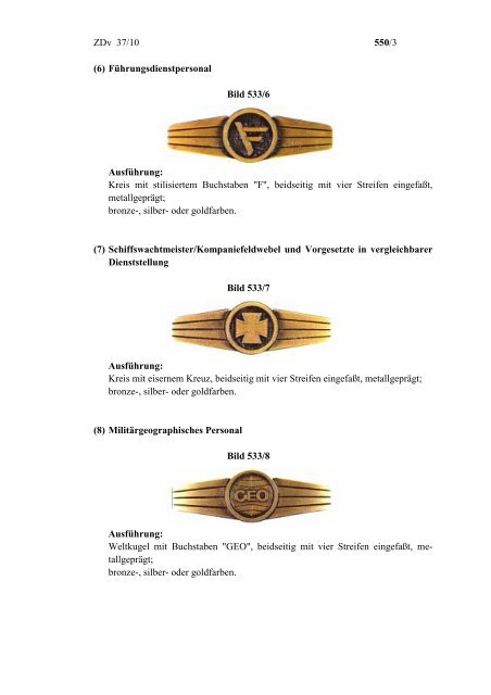 ZDv 37/10 Anzugordnung  für die Soldaten der Bundeswehr