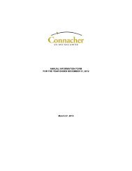 Annual Information Form - Connacher Oil and Gas