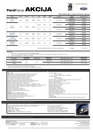 Cjenovnik-Ford Focus.. - AUTOPIJACA-NOVA VOZILA - AUTI.BA