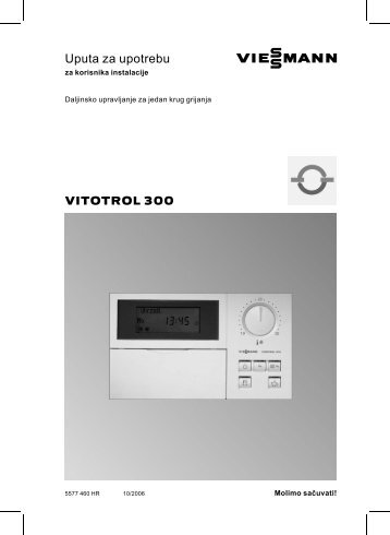 Vitotrol 300 - Viessmann