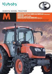 Brochure (PDF) - Kubota (Deutschland)