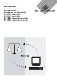 Mettler toledo ind560 harsh manual pdf