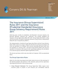 The Insurance (Group Supervision) Rules 2011 and the Insurance ...