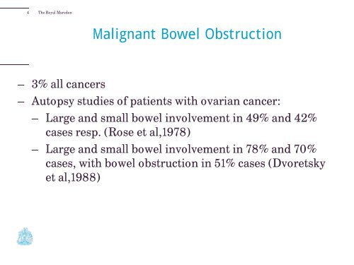 Download presentation (PDF) - Royal Marsden Hospital