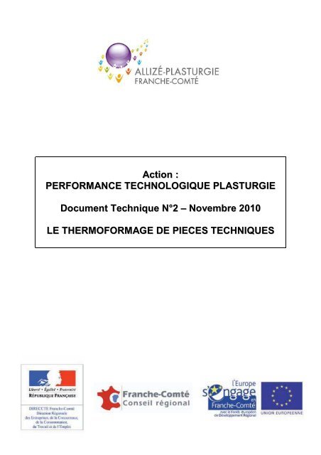 (thermoformage de pièces technologiques AP.ORG) - Allize-Plasturgie