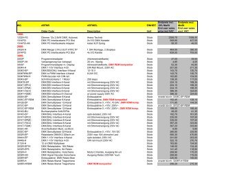 1001 PREISLISTE EVK