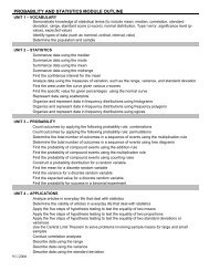 Probability and Statistics