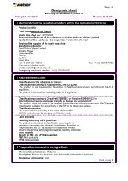 Safety Data Sheet Leca Insulation Fill