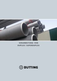 Verarbeitung Von Duplex / SuperDuplex - Butting GmbH & Co. KG