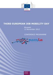 THIRD EUROPEAN JOB MOBILITY DAY - Eures