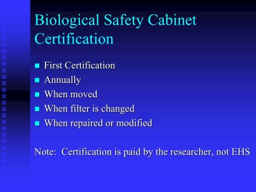 Principles and Practices of Biosafety - San Diego State University
