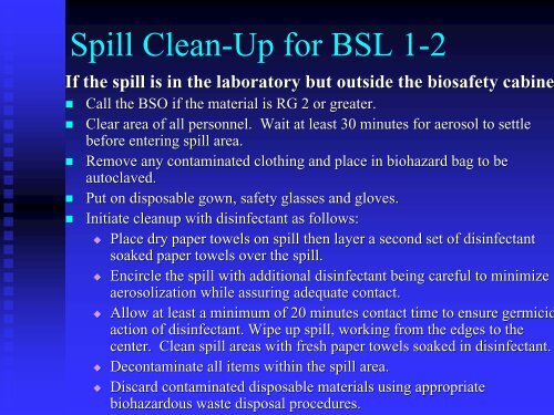 Principles and Practices of Biosafety - San Diego State University