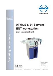 ATMOS S 61 Servant ENT workstation (GA-en) - This is the ATMOS ...