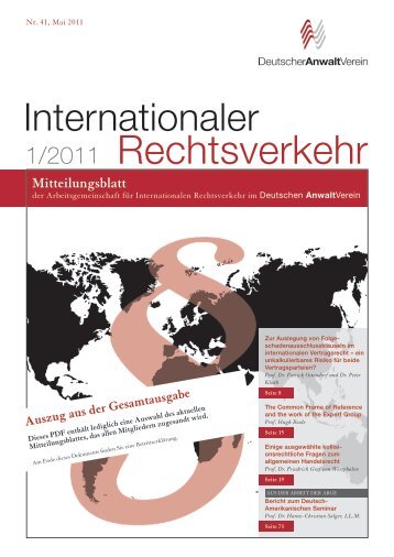 Mitteilungsblatt - Arbeitsgemeinschaft fÃ¼r Internationalen ...