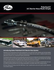 Gates AC Hose & Fitting Quick Reference Catalog - Drive Train ...