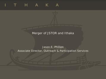 Merger of JSTOR and Ithaka