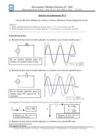 Electricidad y Medidas ElÃ©ctricas II â 2012. PrÃ¡ctico de Laboratorio ...