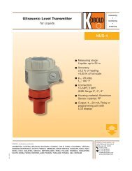 NUS-4 Ultrasonic Level Transmitter - Temp-Press Inc