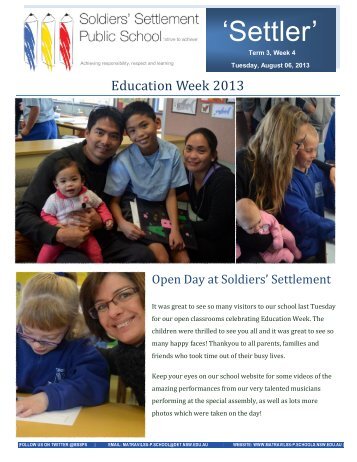 'The Settler' T3 Wk 4 - Matraville Soldiers Settlement Public School