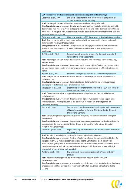 Ketenanalyse: meer dan levenscyclusanalyse alleen