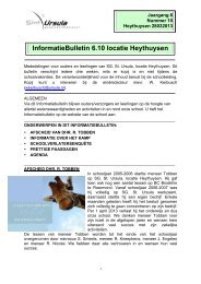 Informatiebulletin 10 - S.G. Sint Ursula Horn