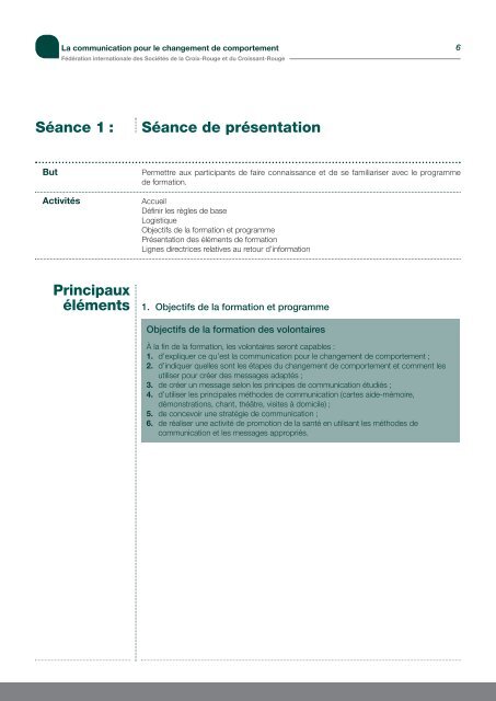 La communication pour le changement de comportement Ã  l'usage ...