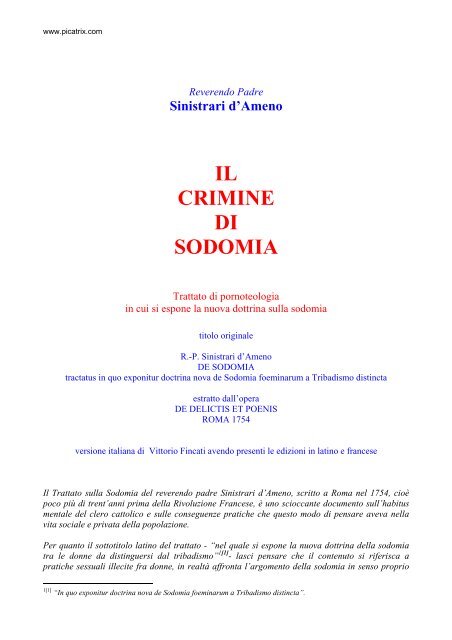 Il crimine di sodomia.pdf - Esolibri