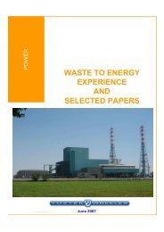 WTE experience and selected papers - Foster Wheeler Italiana