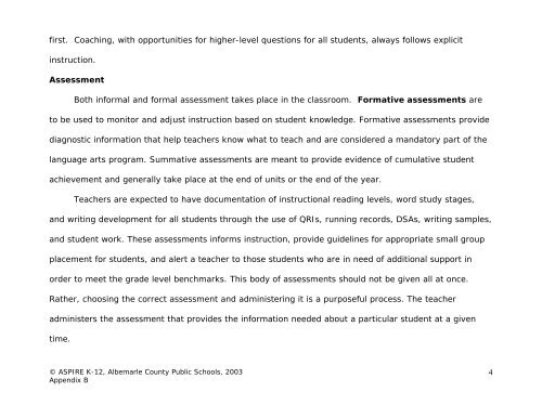 Language Arts/English Curriculum Frameworks - Albemarle County ...